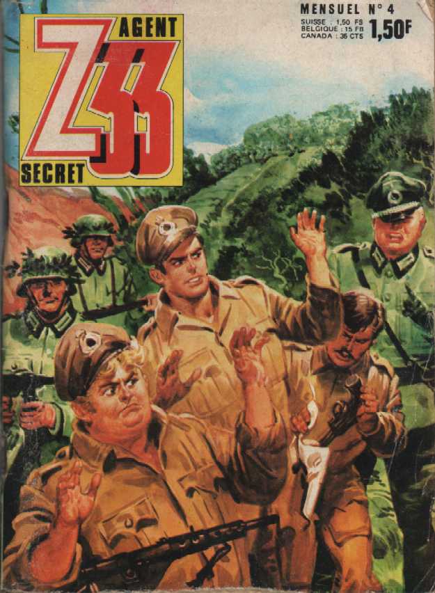 Scan de la Couverture Z 33 Agent Secret n 4